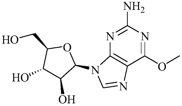 A kind of preparation method of nelarabine