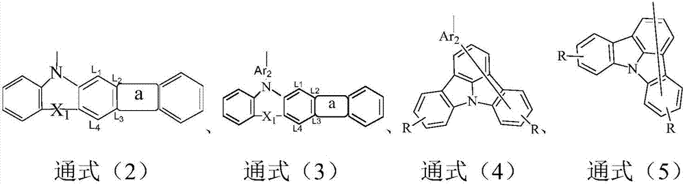 Organic light emission diode device containing 9, 10-anthrone compound and application thereof