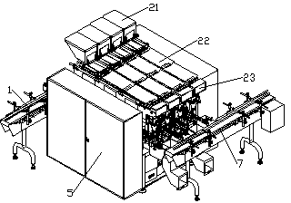 Granule counting machine