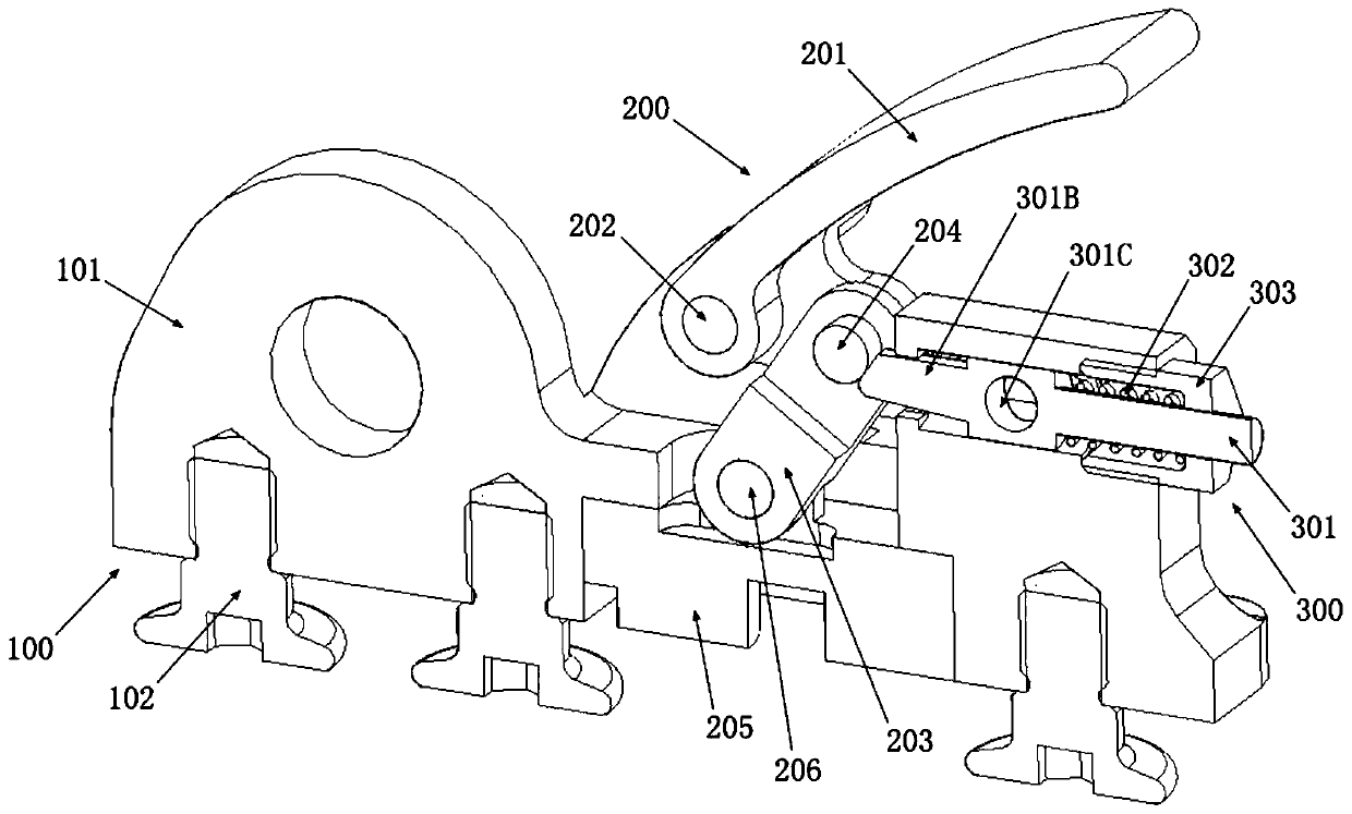 Aero seat foot lock device