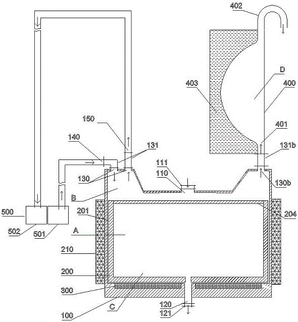 Stirring pulp cooking and air-controlled pulp inlet and outlet device and stirring pulp cooking and air-controlled pulp inlet and outlet method