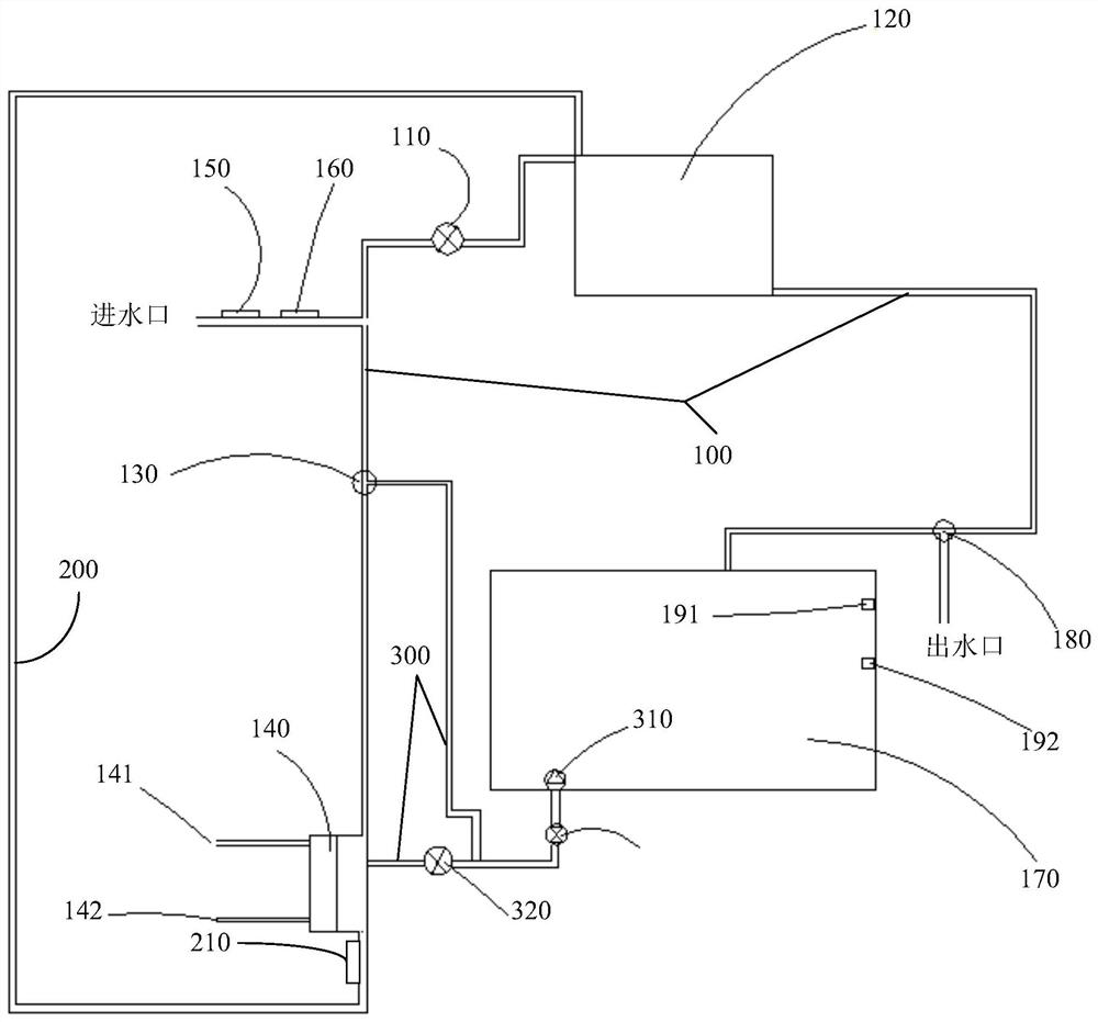 Vehicle air conditioning system and its condensed water reuse system