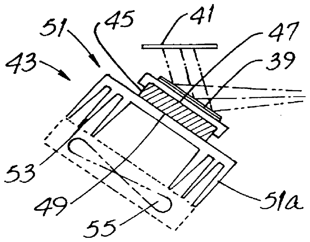 Particle sensor with cooled light trap and related method