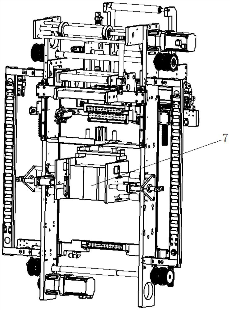 Cigarette packet kraft paper glue spraying, sealing and bundling method and device