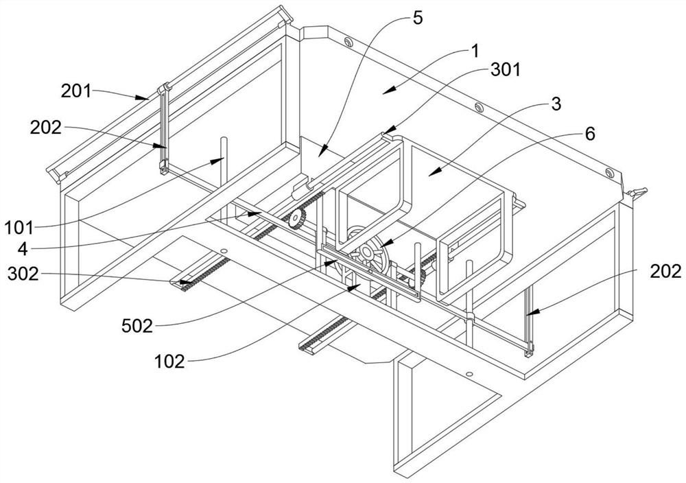 Dustproof catering device for on-site construction of construction site