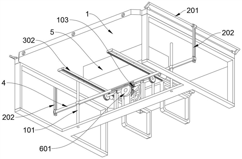 Dustproof catering device for on-site construction of construction site