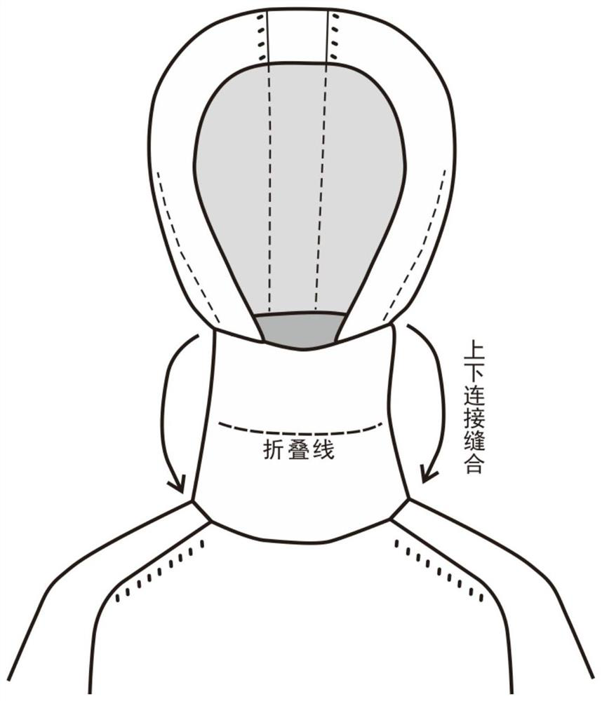 Weaving method for integrally forming fully-formed high-collar hoody and application thereof