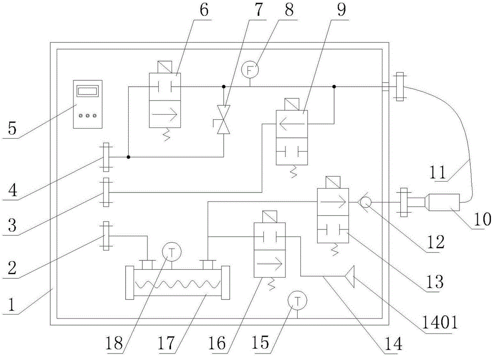 Anti-freezing Water Supply System for Hot Air Evacuation Passenger Train