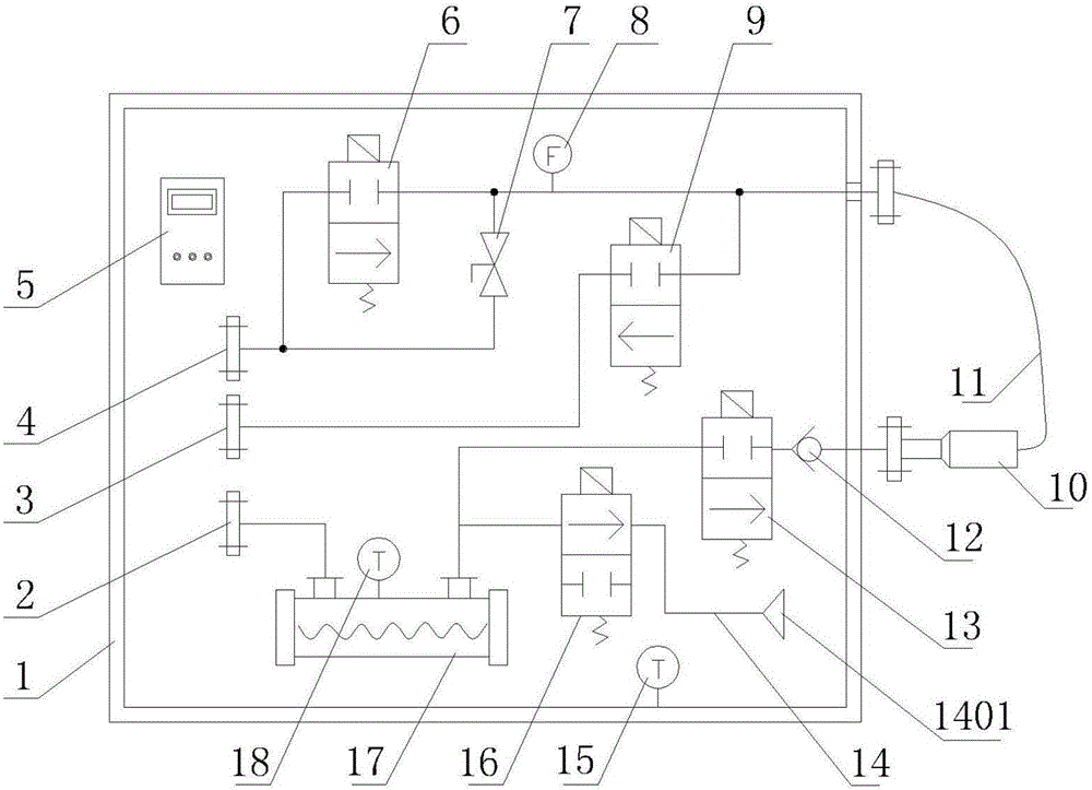 Anti-freezing Water Supply System for Hot Air Evacuation Passenger Train