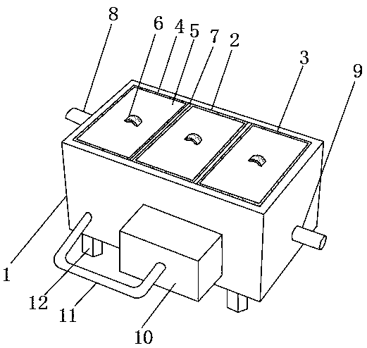 Electrocatalysis nitric acid treatment device