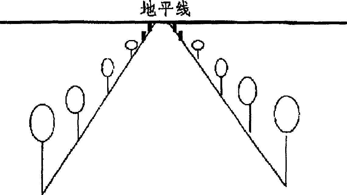 Annular panoramic gaze imaging method for large viewing field with 180 degree