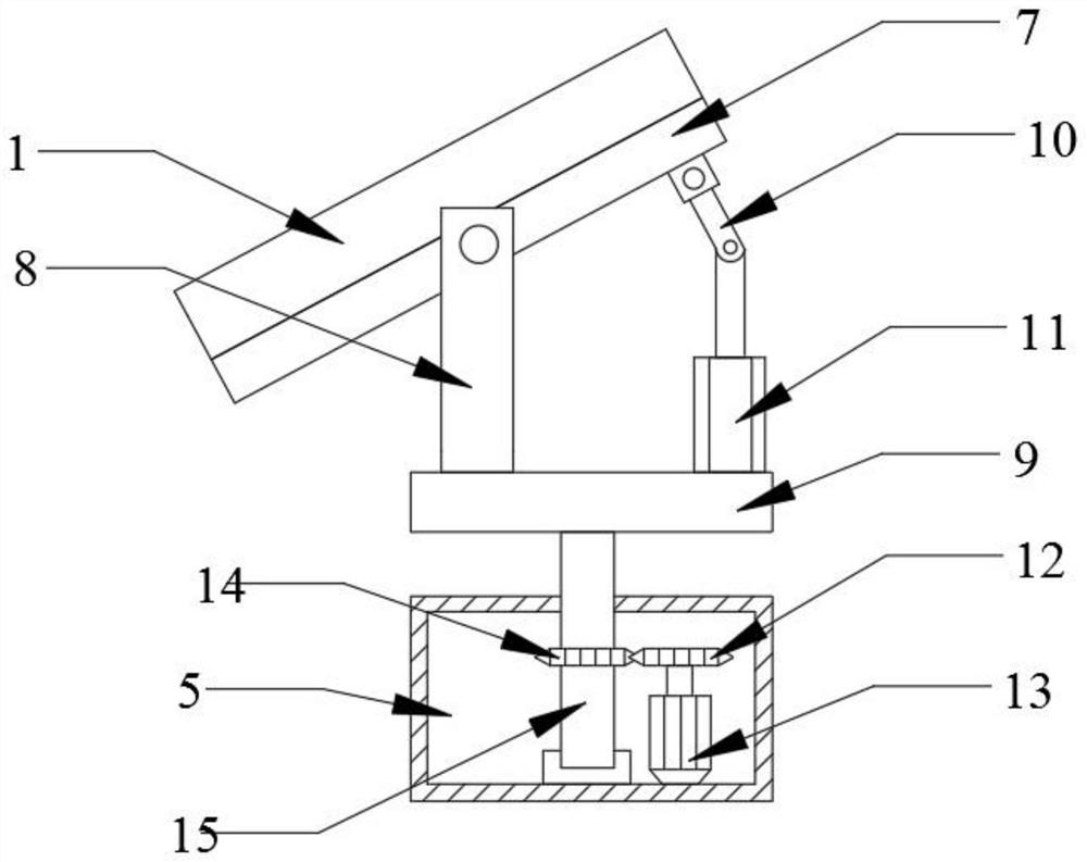 Mobile communication equipment with adjustable use angle