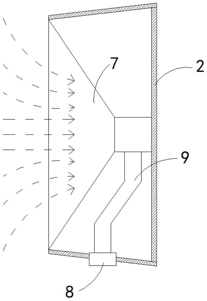 Windproof device for curtain