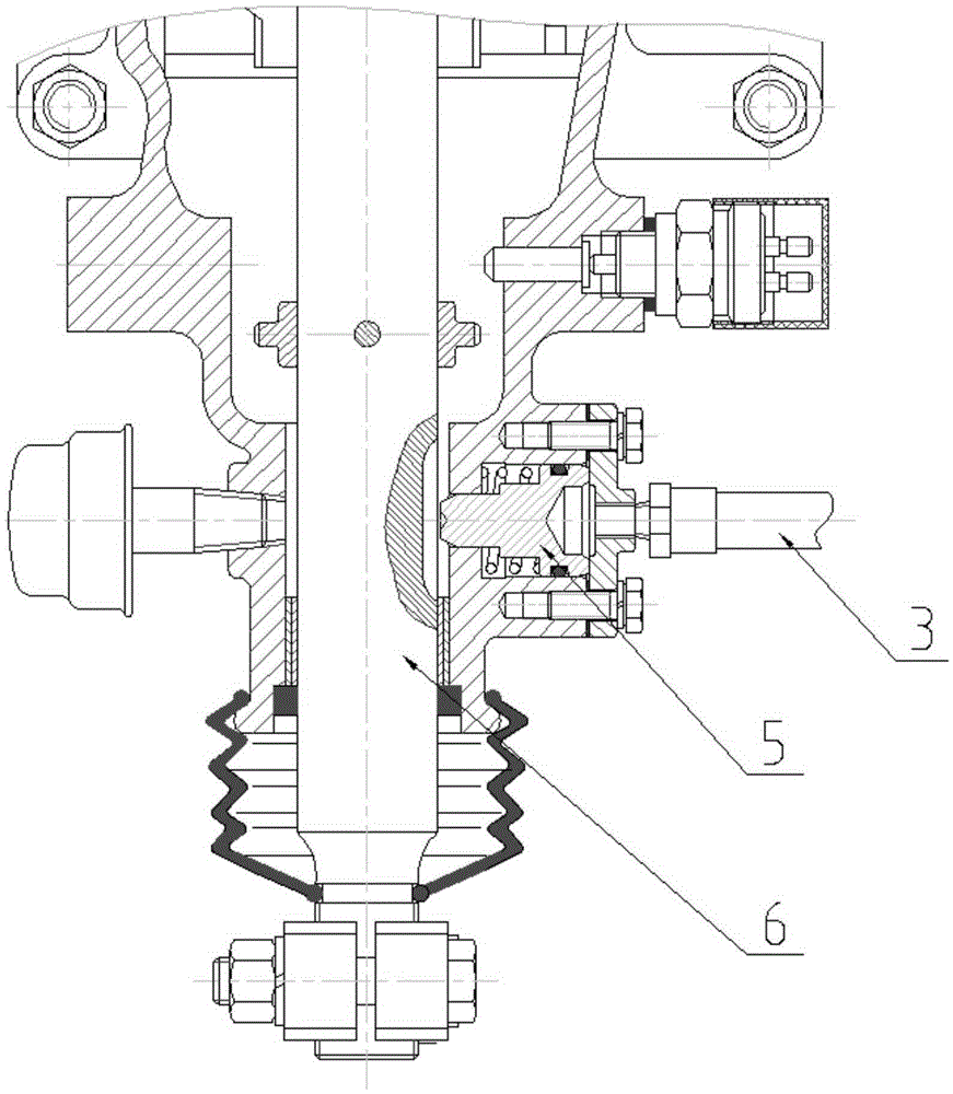 Transmission main box lock stop protection mechanism