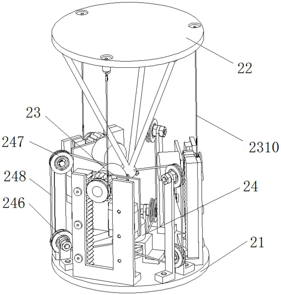 Redundant mechanical arm based on tensegrity structure