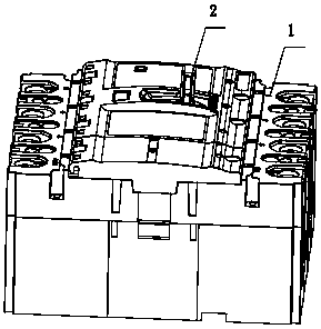 Isolating switch with contact indication function