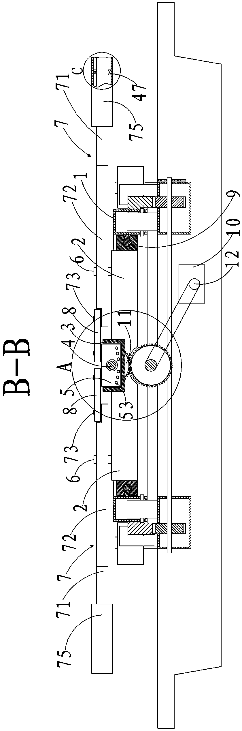 Vehicle lifting device for a stereo garage