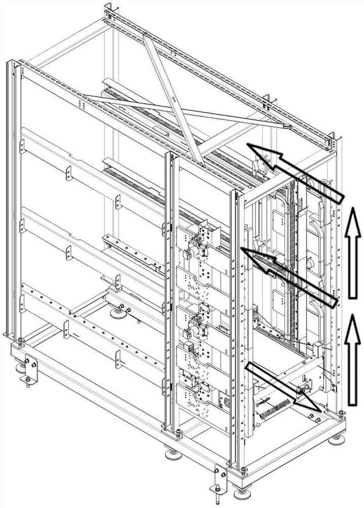 Shifting fork reversing structure of intelligent vehicle for seeding wall