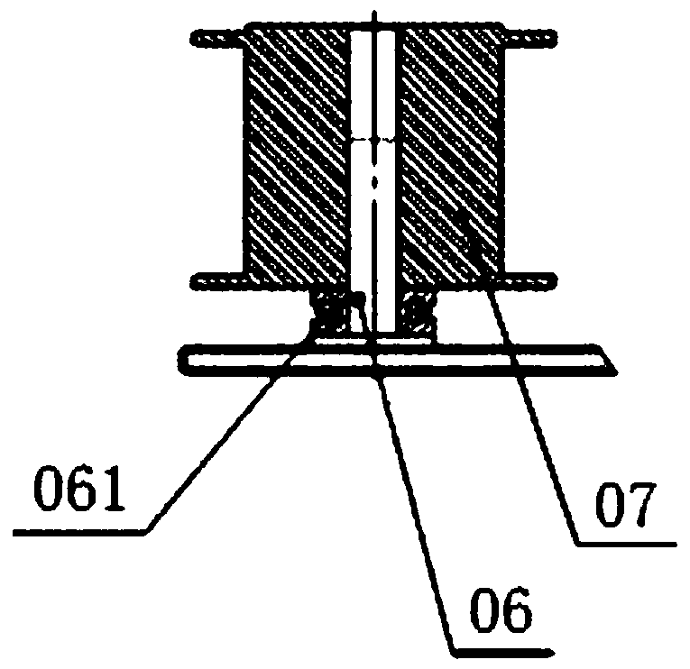 Fiber winding and unwinding device group of bare fiber