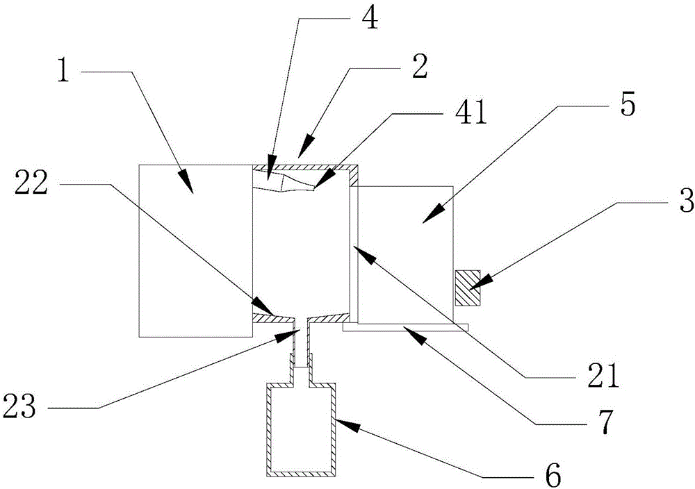 Can body spraying system fixed to side face of one guide rail