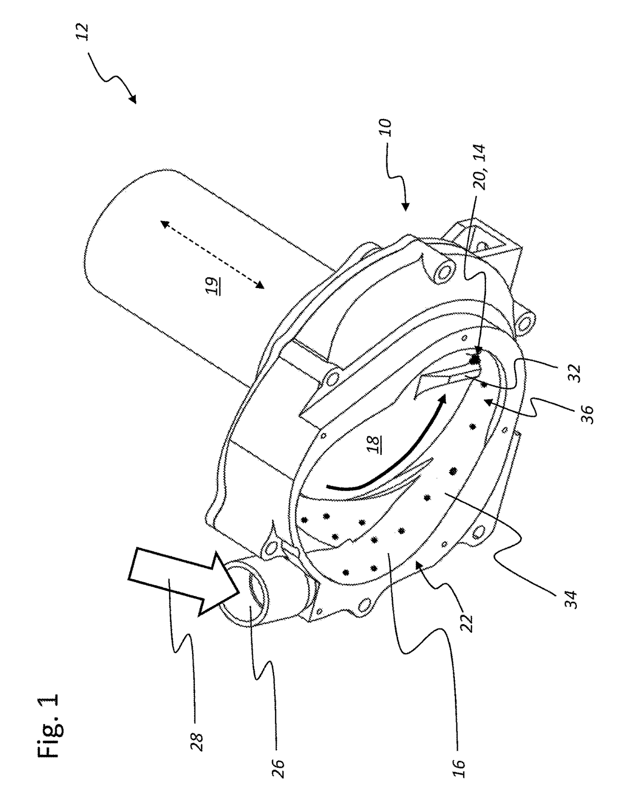 Metering unit for granular material