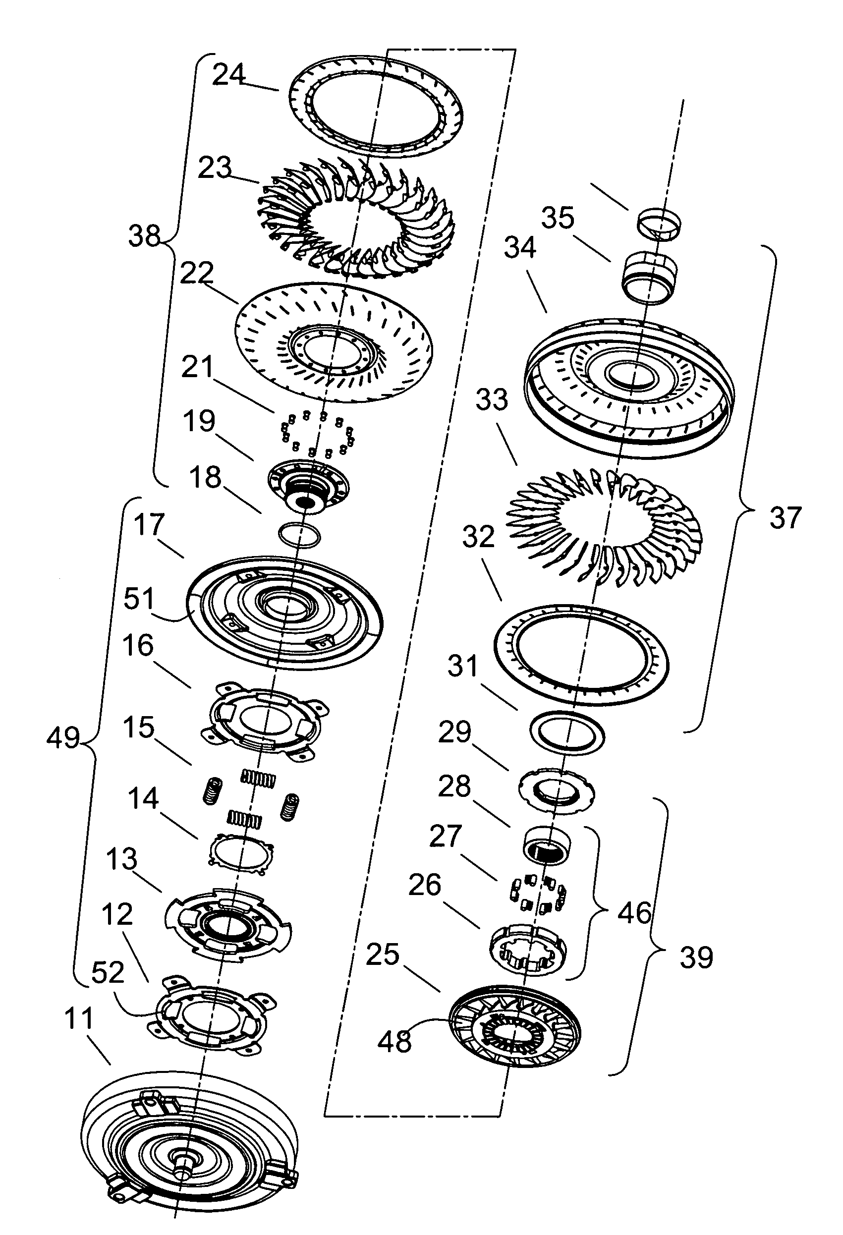 Single component one-way clutch