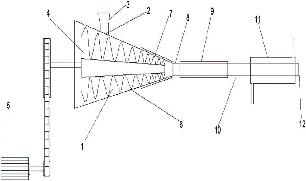 Carbonizing device