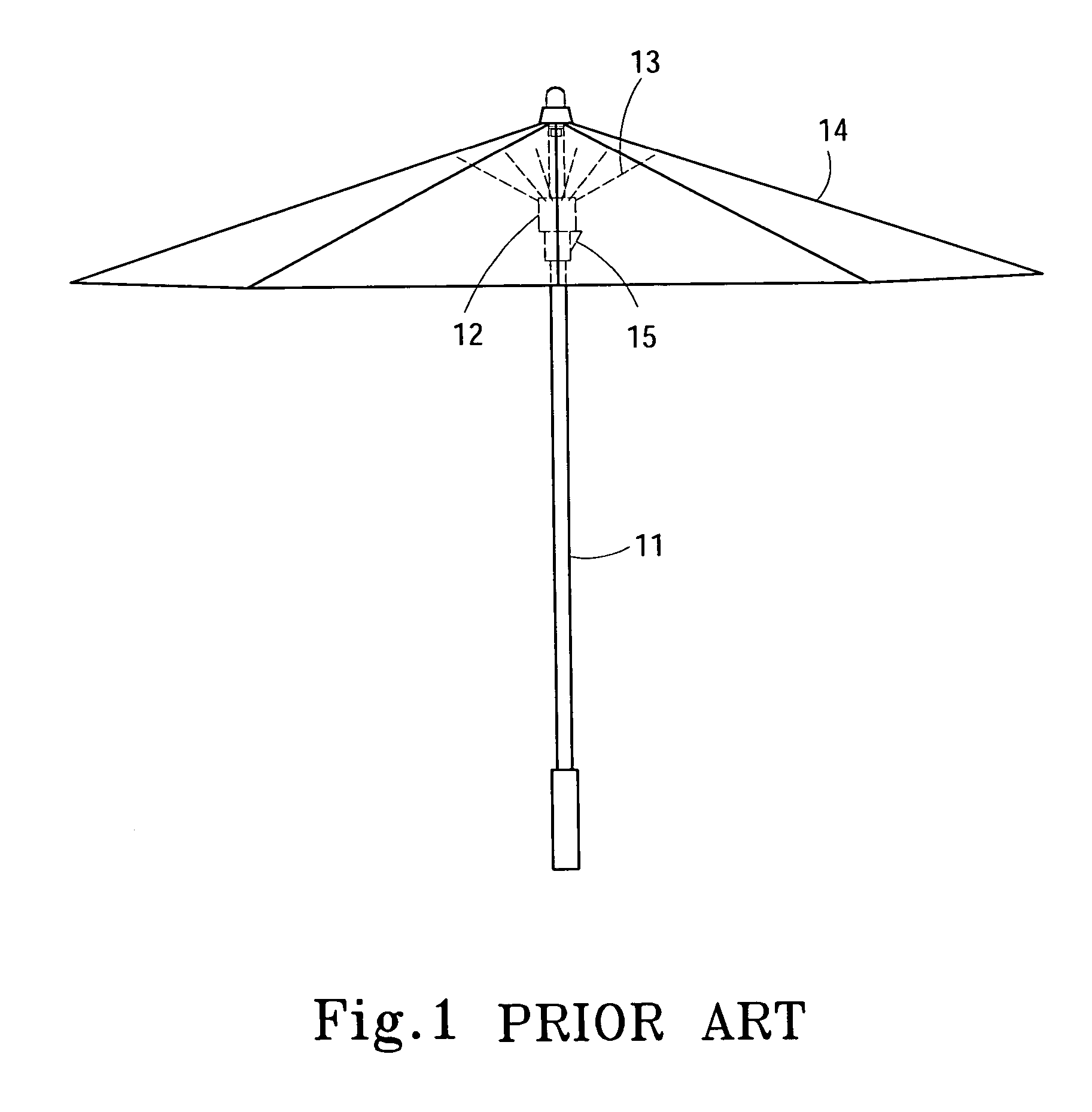 Umbrella actuator