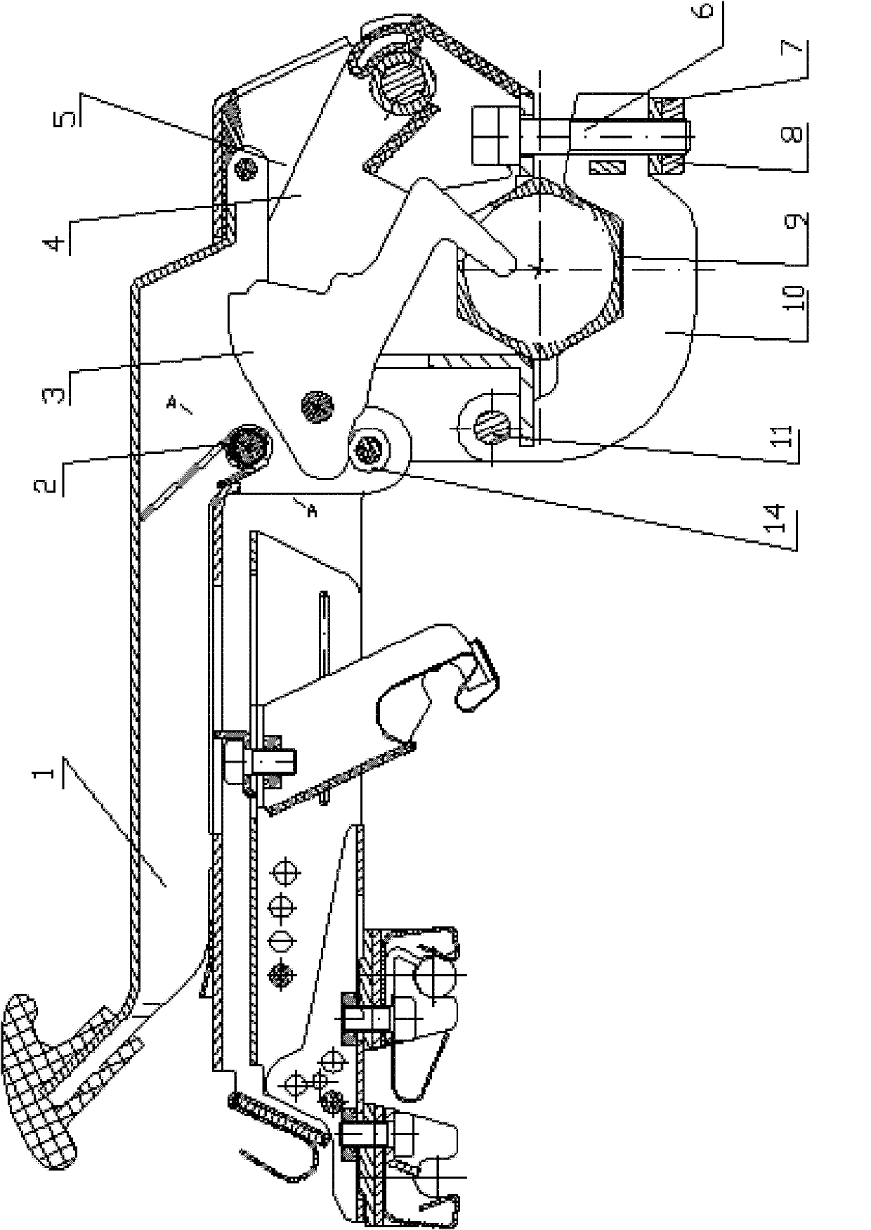 Fine pressure regulation type pneumatic pressurization cradle