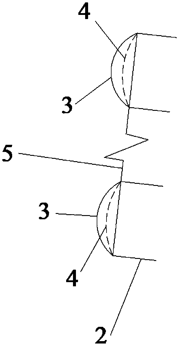 Construction method of mining pit wall safety protection