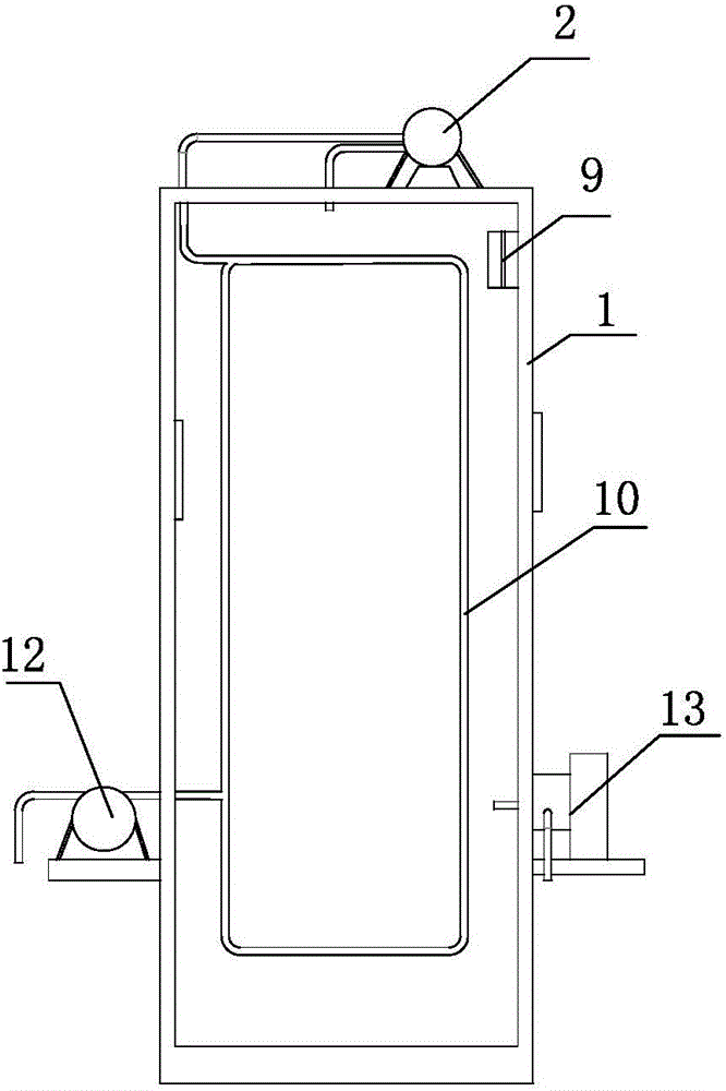 Intelligent outdoor terminal box dehumidification device