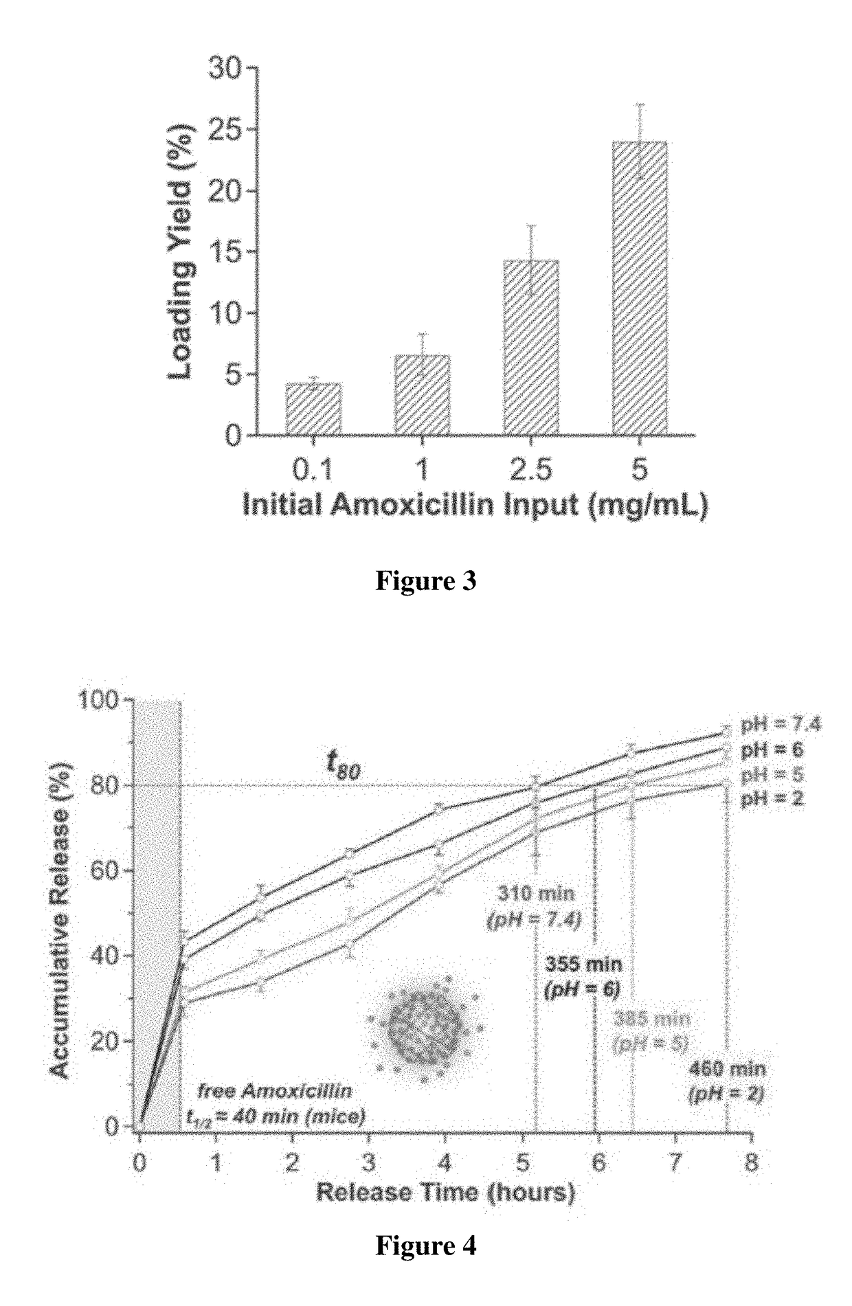 Crosslinked nanoparticle composition