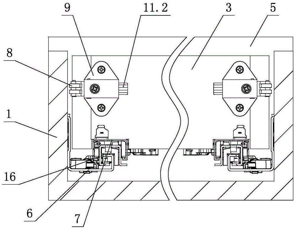 Stabilization structure used for furniture drawer