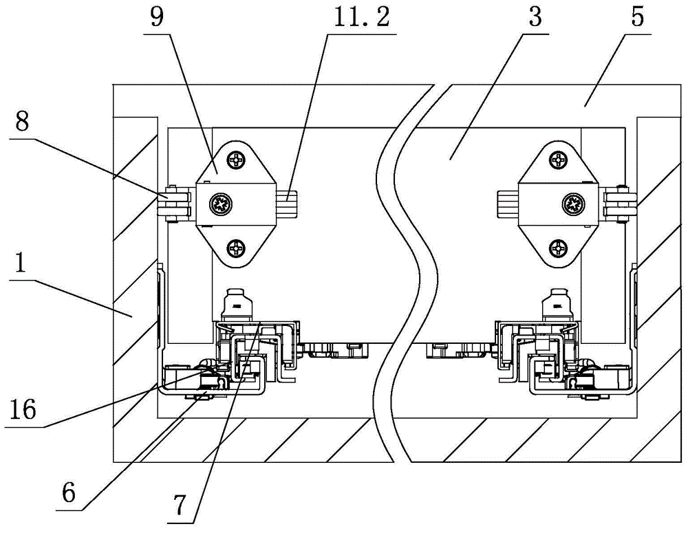 Stabilization structure used for furniture drawer