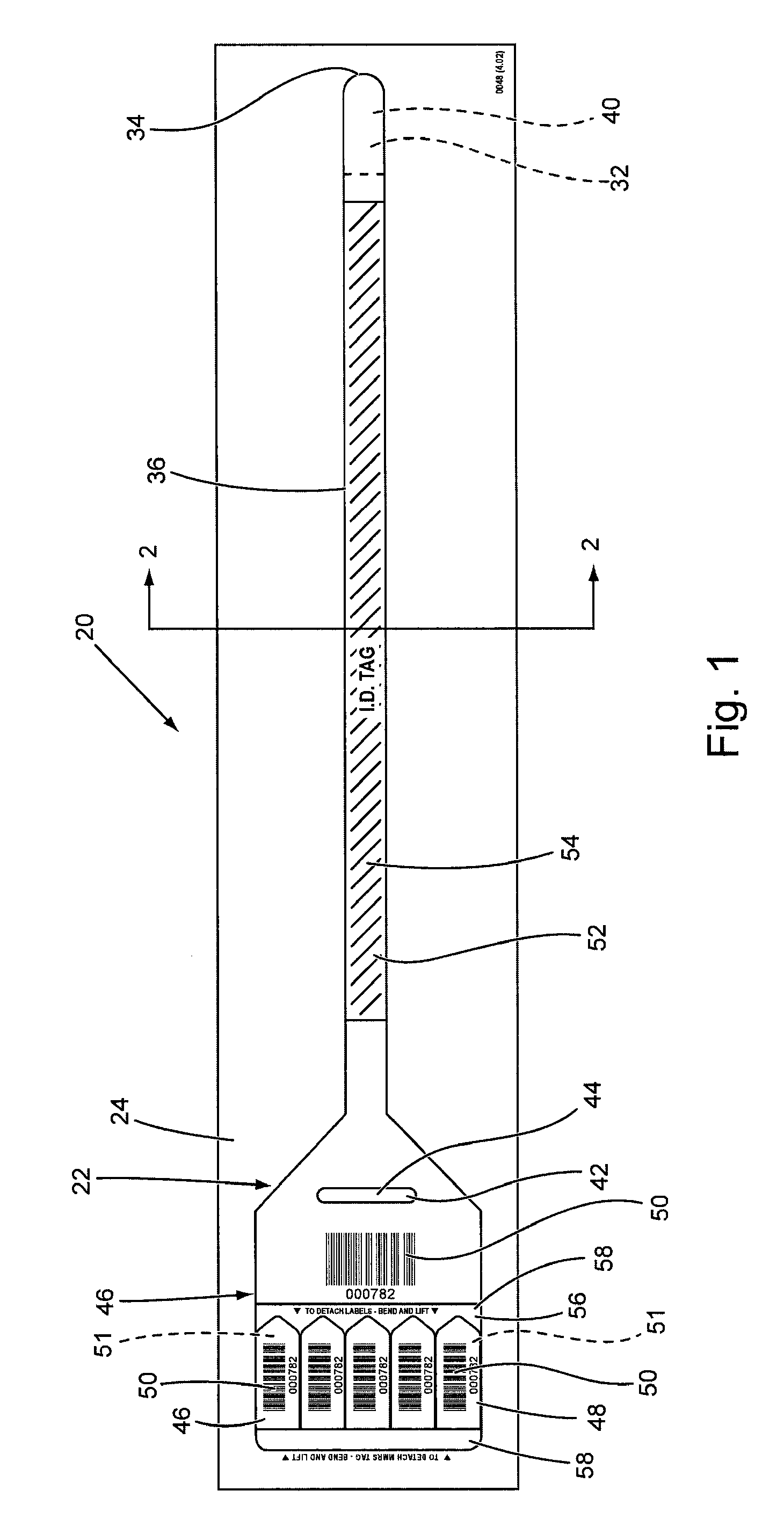 Alternative design thermal wristband business form