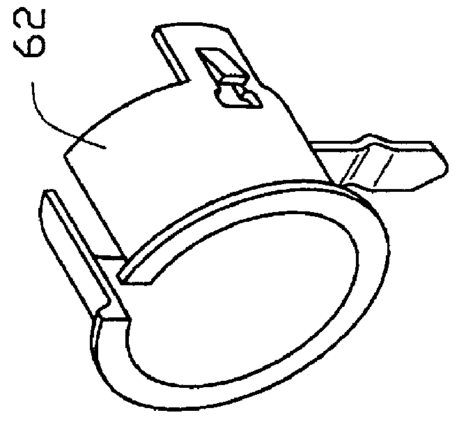 Mini DIN connector having a reduced height above a circuit board