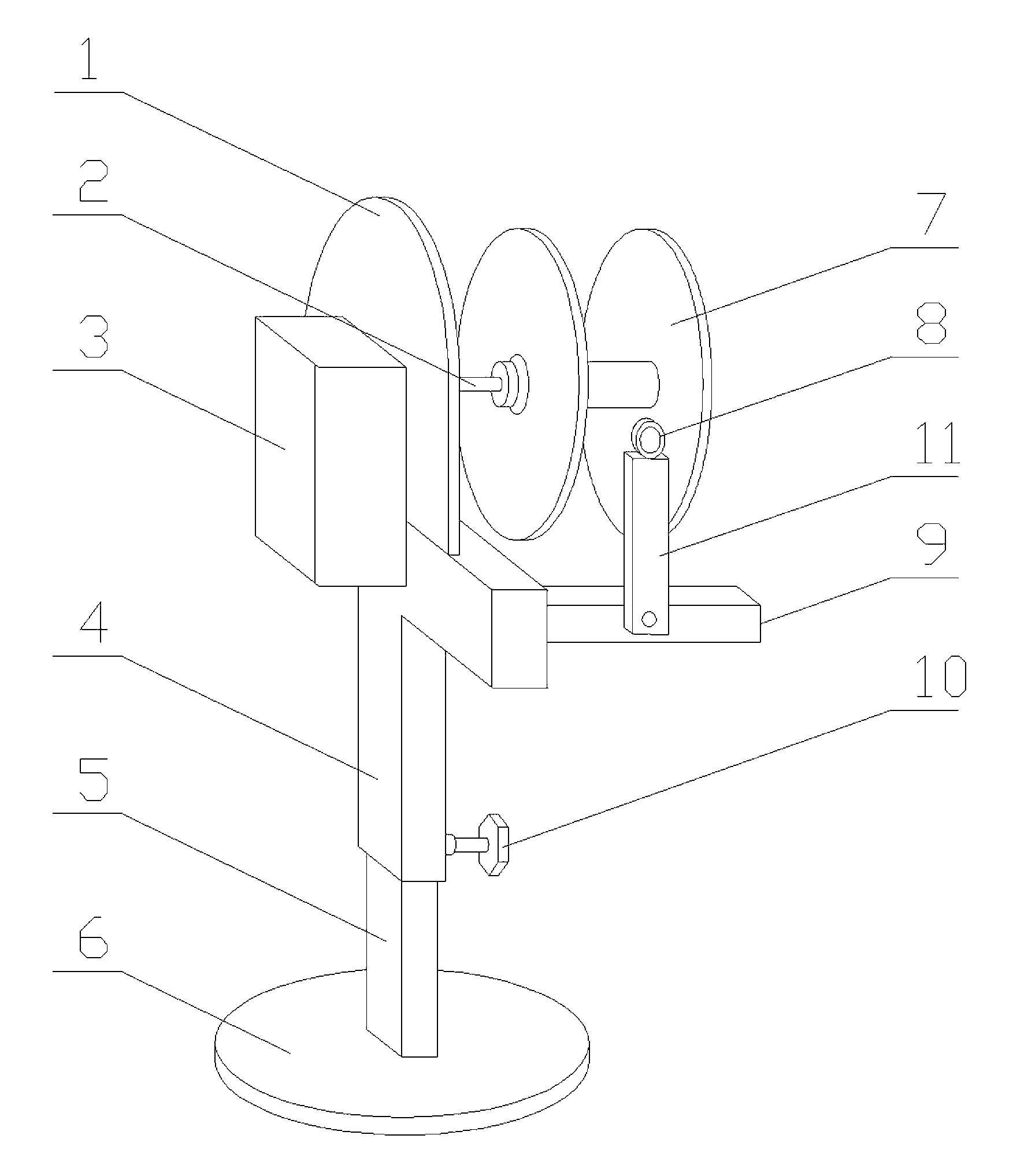 Automatic wire binding machine for electric power engineering