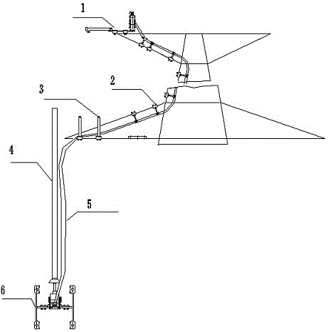 Power transmission line tortuous serial ground wire ice melting method