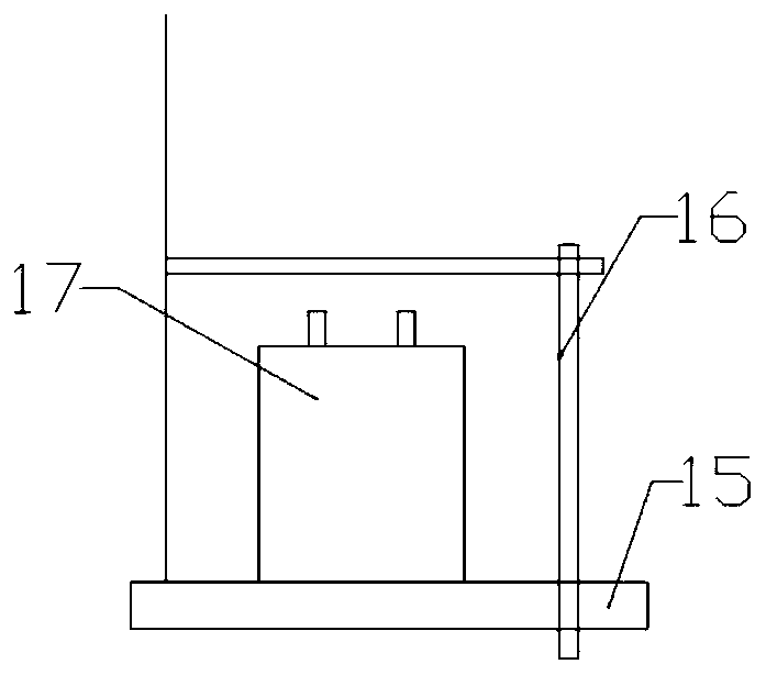 A mobile optical cable automatic winding device