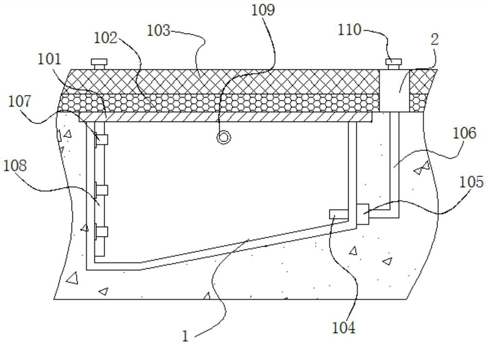 A rainwater circulation system based on sponge city