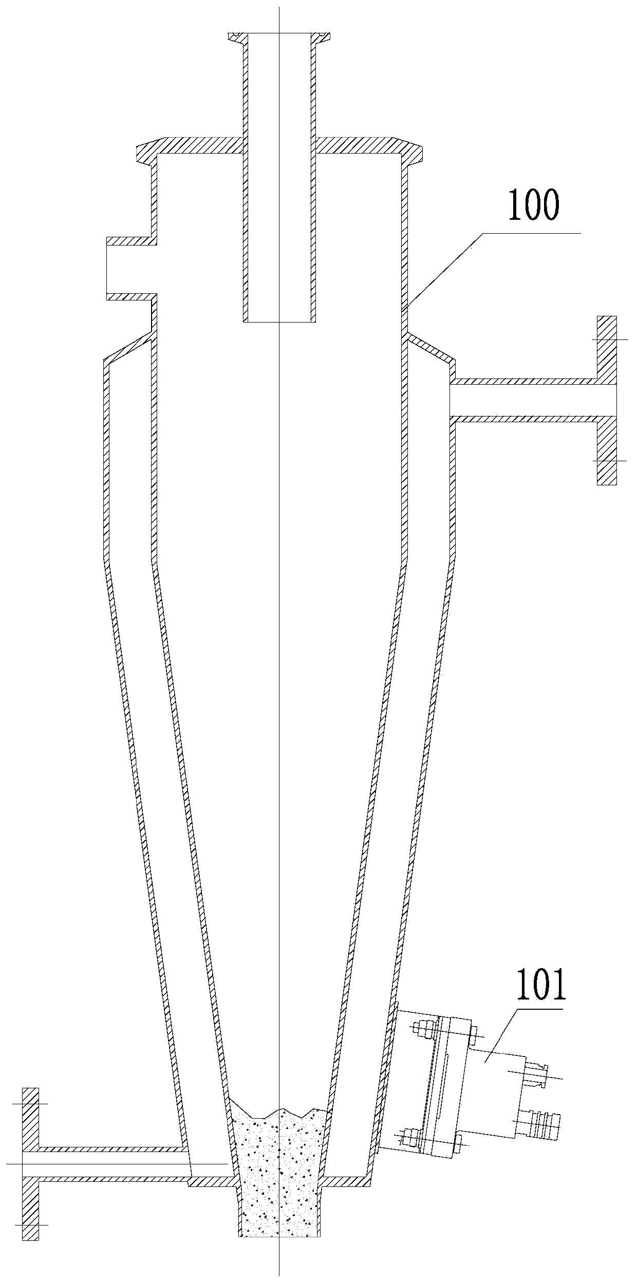 Airflow sterilization system suitable for powdery and granular materials