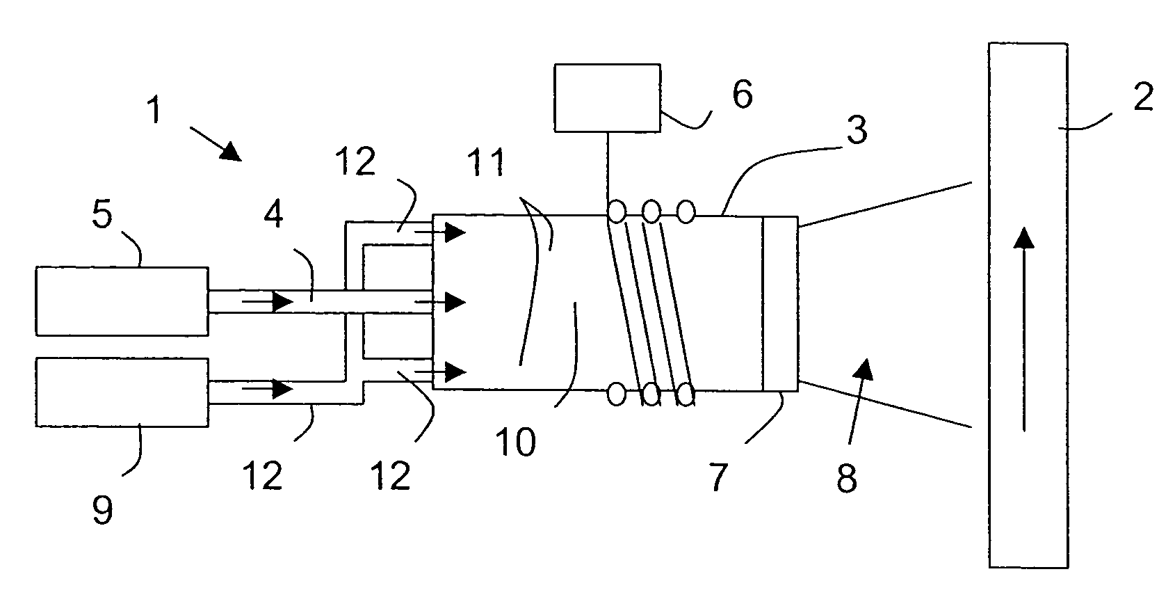 Method for building up plasma on an optical fiber preform, while reducing nitrogen oxides