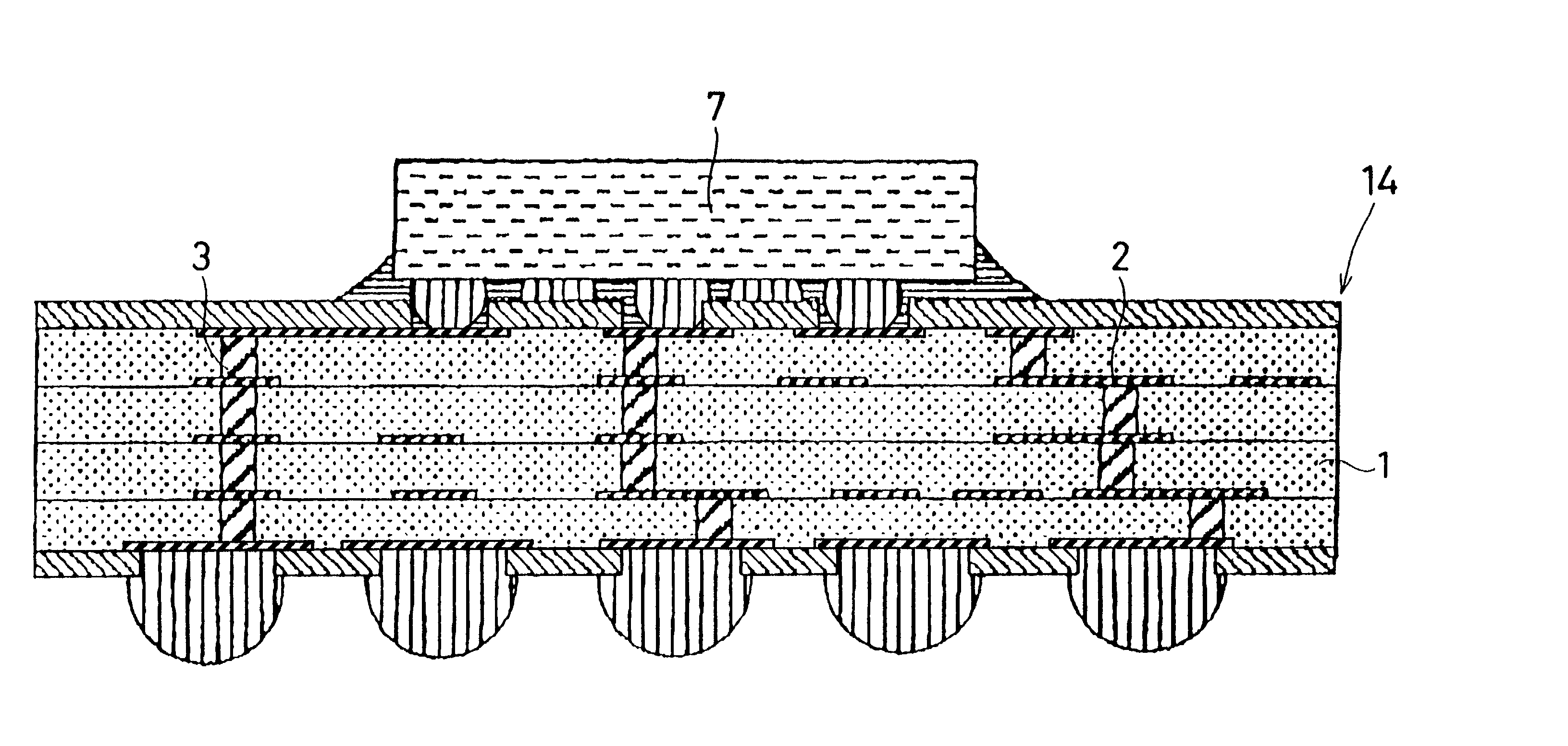 Multi-layer wiring substrate