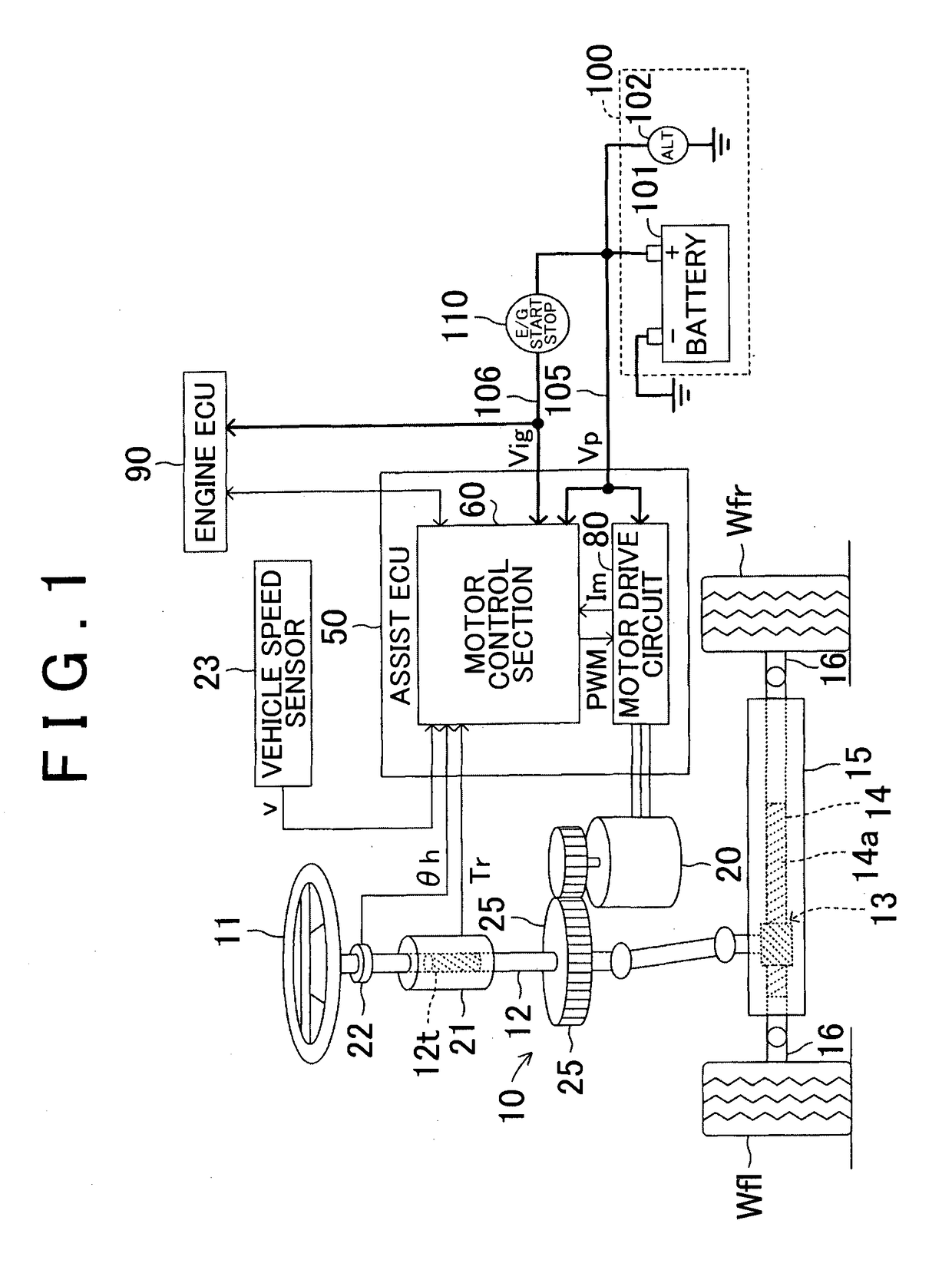 Electric power steering device and electric power steering system