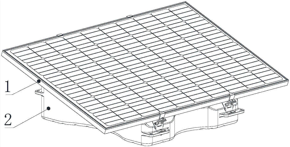 Integrated photovoltaic support system