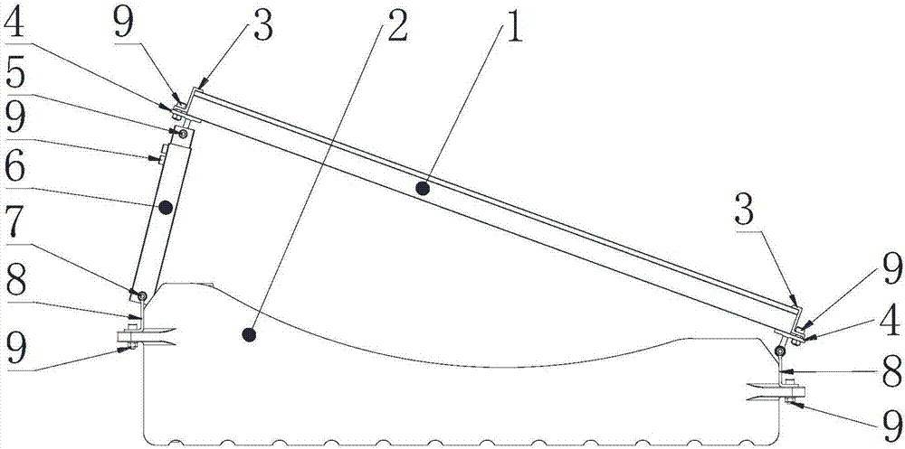 Integrated photovoltaic support system