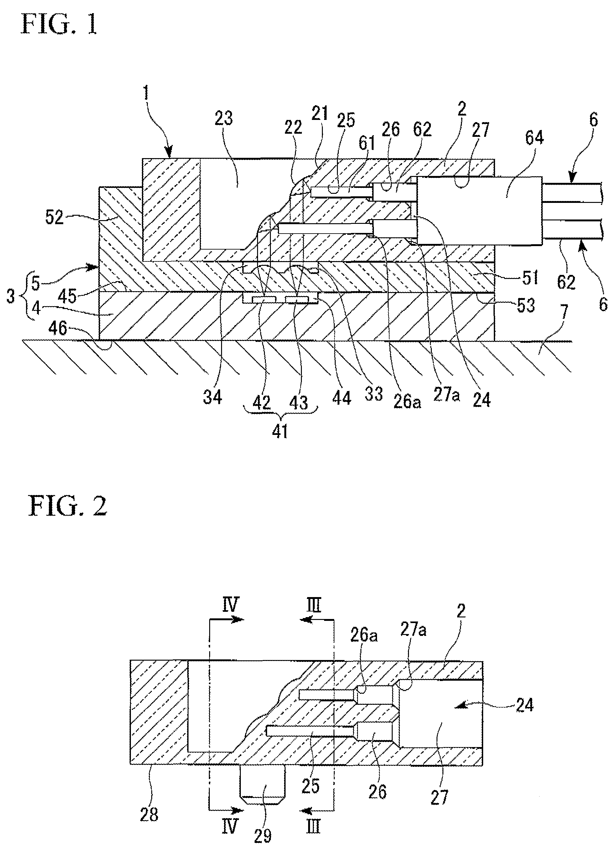 Optical path change member and holding member body