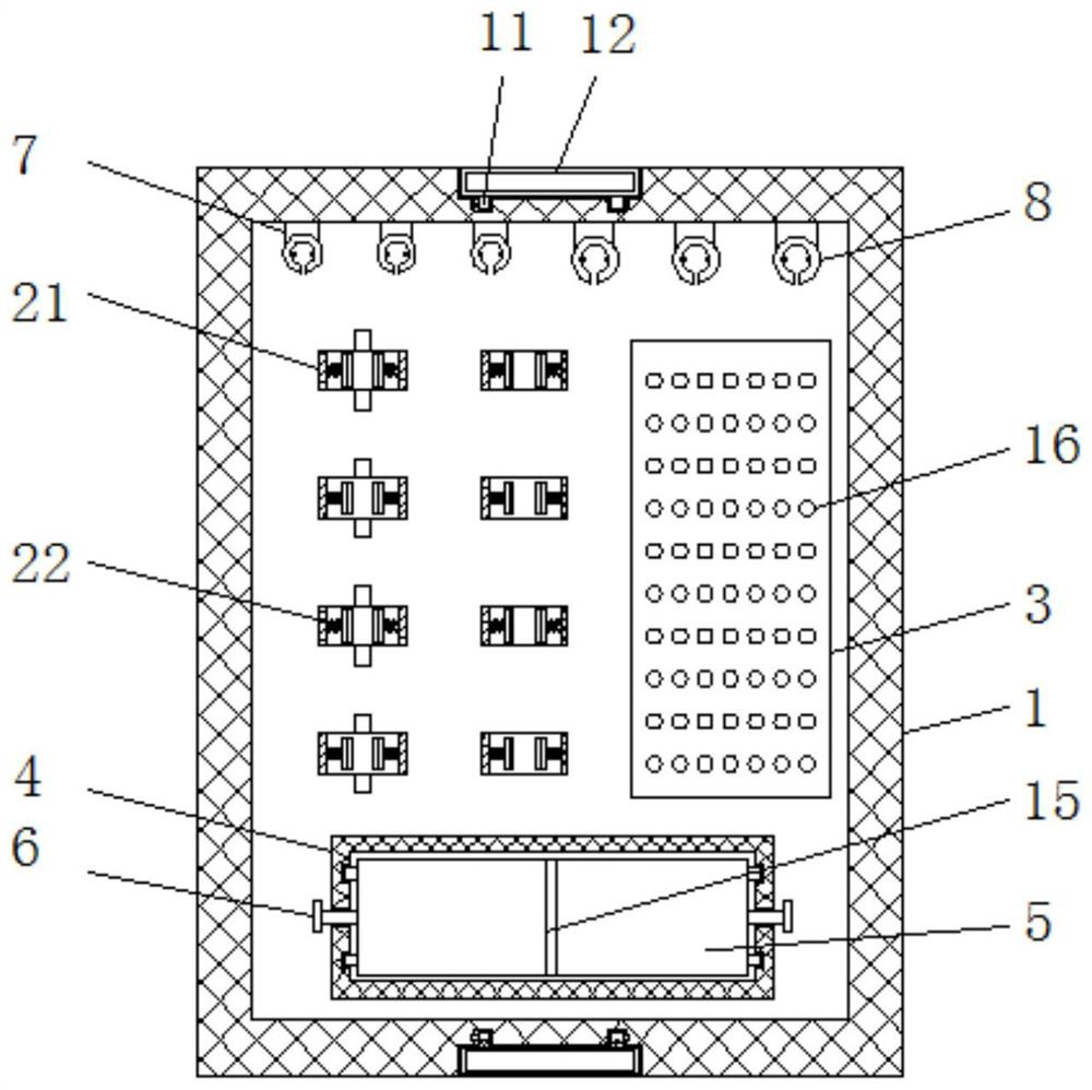 Ultrasonic cleaning basket for ophthalmic instruments