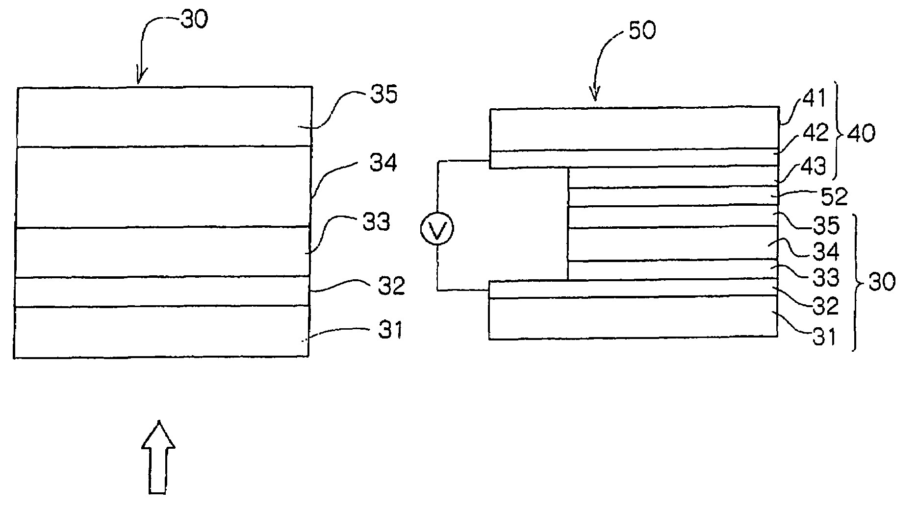 Optical switching element, and device, optically addressed type display medium and display each using the optical switching element