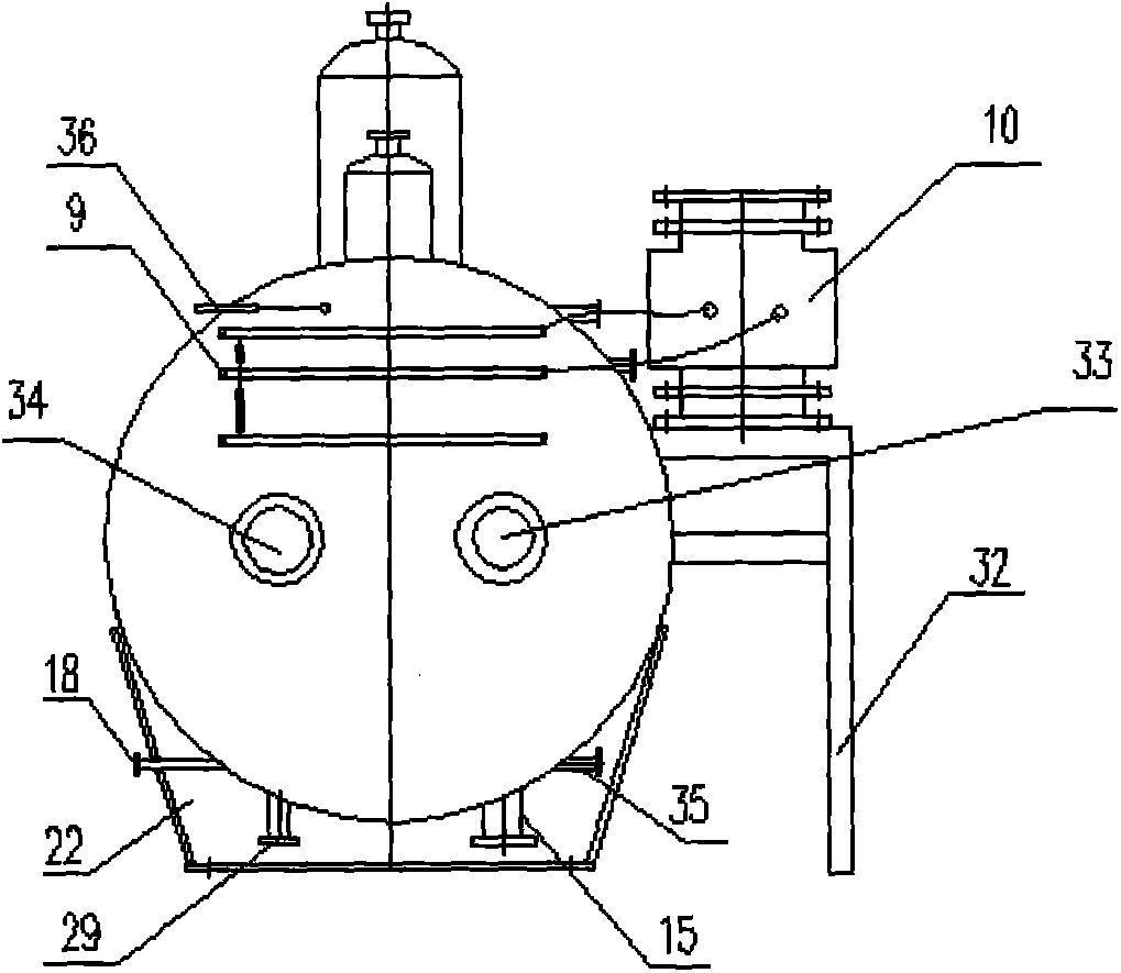 High-frequency electric collective oil-gas-water three-phase flow separator